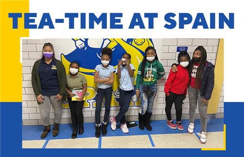  Spain School Counselor and young students